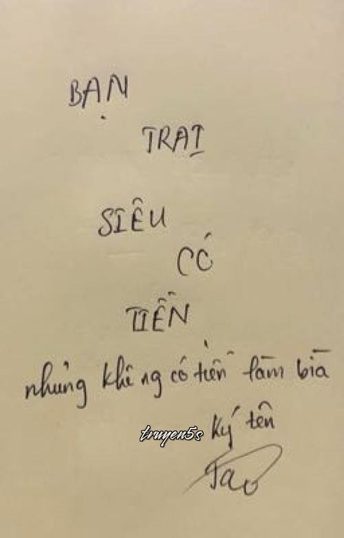 Đọc truyện Bạn Trai Siêu Có Tiền - Lục Thiên