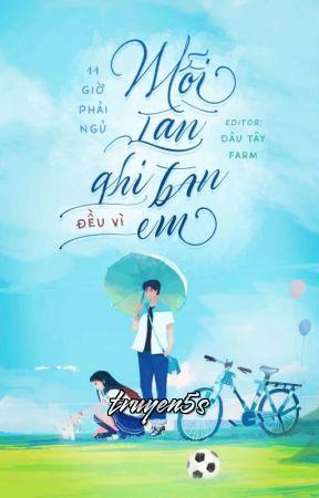 truyện Mỗi Lần Chạm Bóng Đều Vì Em Đọc truyện Mỗi Lần Chạm Bóng Đều Vì Em - 11 Giờ Phải Ngủ